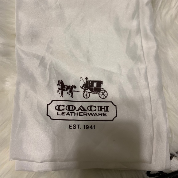 Coach Leather with Snake Print & Gold Accents Bag - Picture 14 of 14